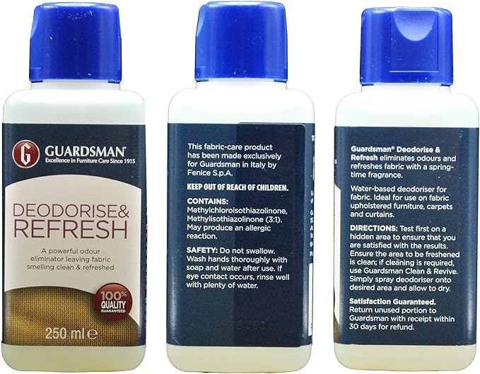 Guardsman Fabric Care Collection For Upholstered Furniture, Includes Cleaner, Deodorizer, and Stain Remover