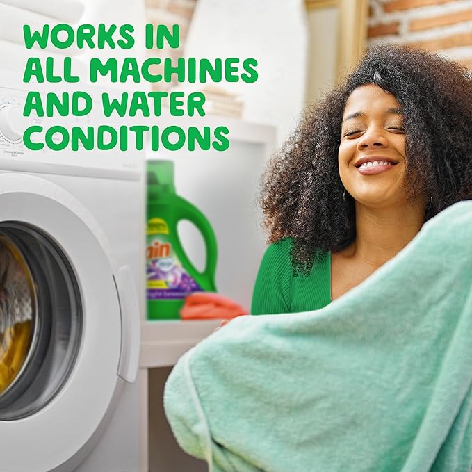 Gain Liquid Laundry Washing Detergent, Moonlight Breeze Scent 154 fl oz, 107 Loads, Lasting Freshness + Powerful Cleaning and Odor Fighting ingredients