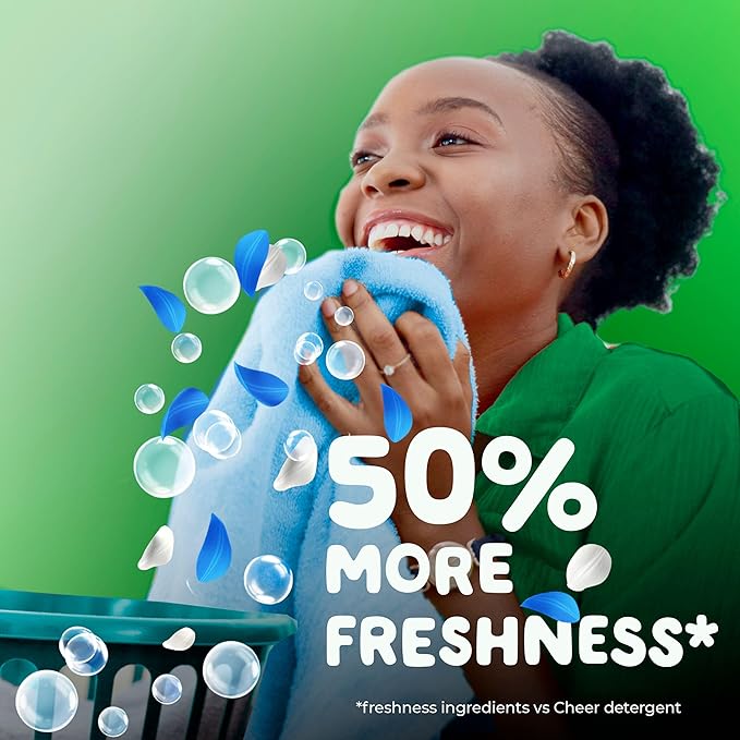 Gain flings Ultra Oxi Laundry Detergent Pacs, 112 Count, Waterfall Delight Scent, 3-in-1, HE Compatible