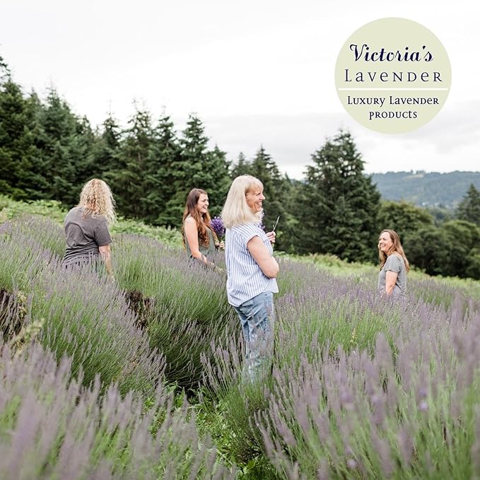 Victoria's Lavender Room Spray, All Natural Home Atmosphere Essential Oil Concentrated Room Fragrance, Air Freshener, Bathroom Odor Eliminator - Made in the USA, Lavender 4 Pack (4 Fl Oz)