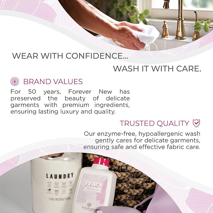 FOREVER NEW Granular Detergent Powder - Delicate Laundry Care Wash - Original Scented, 32 Oz