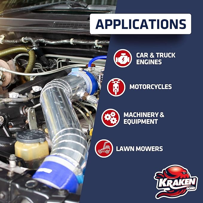 KRAKEN BOND Engine Cleaner Spray - (1x12.3 fl. Oz) Engine Degreaser for Engine Bay, Gunk, and Motor | 1 Pack