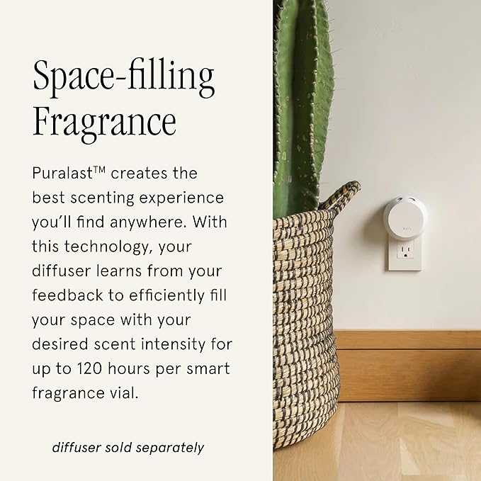 PuraHome Scent Refill - Smart Home Air Diffuser - Up to 120-Hours of Luxury Fragrance per Refill - Home Essential - Clean & Safe Diffuser Fragrance - 2 Pack, Cinnamon Woods