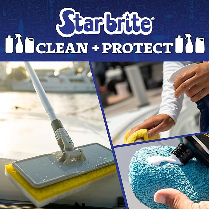 STAR BRITE Ultra Chamois Mop & Storage Bag - Premium Mop Head Attaches to All Extend-A-Brush Handles (040104)