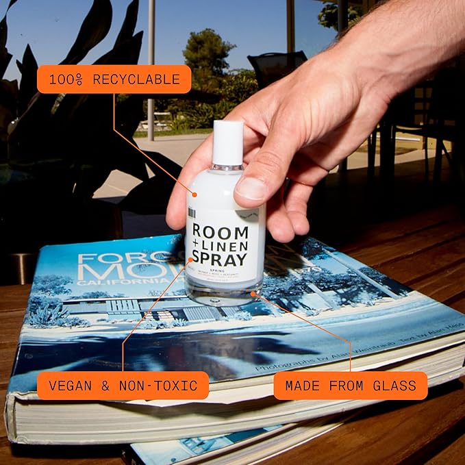 DedCool Room + Linen Spray | 01 Taunt | Luxurious Natural Linen & Fabric Spray | Non-Toxic, Essential Oil Infused | Home, Bedding, Couch, Closet, Bathroom Freshener | 3 fl oz