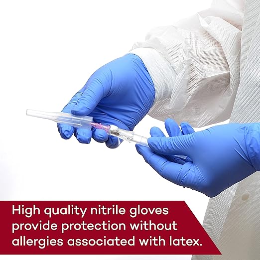Dealmed Nitrile Gloves – Pallet of Size X-Large Disposable Nitrile Gloves, Non-Irritating Latex Free, Multi-Purpose Use for a First Aid Kit and More (84 Cases)