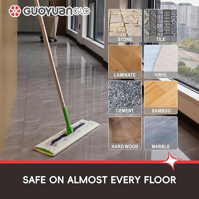 XL Dry Sweeping Cloths Compatible with XL Flat Mop X Large Disposable Mop Cloth for Floor Mopping and Cleaning,9.84x17.32 inch,120 Counts