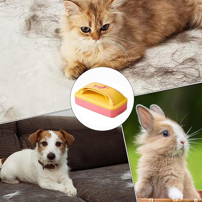 Pet Hair Remover for Laundry, Dust Brush Lint Remover for Clothes, Reusable Catcher Cleaning Supplies for Dog Cat Bed Couch Car Seat Carpet Clothing Furniture Sweater Fabric