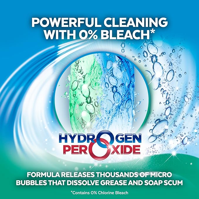 Lysol Bathroom Cleaner Spray, For Cleaning and Disinfecting, Bleach Free (Contains Hydrogen Peroxide), Cool Spring Breeze Scent, 32oz