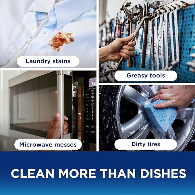 Dawn Platinum Plus PowerSuds Dish Soap Liquid, Dishwashing Liquid, Dish Detergent, Fresh Rain Scent, 51.5 fl oz (Pack of 2)