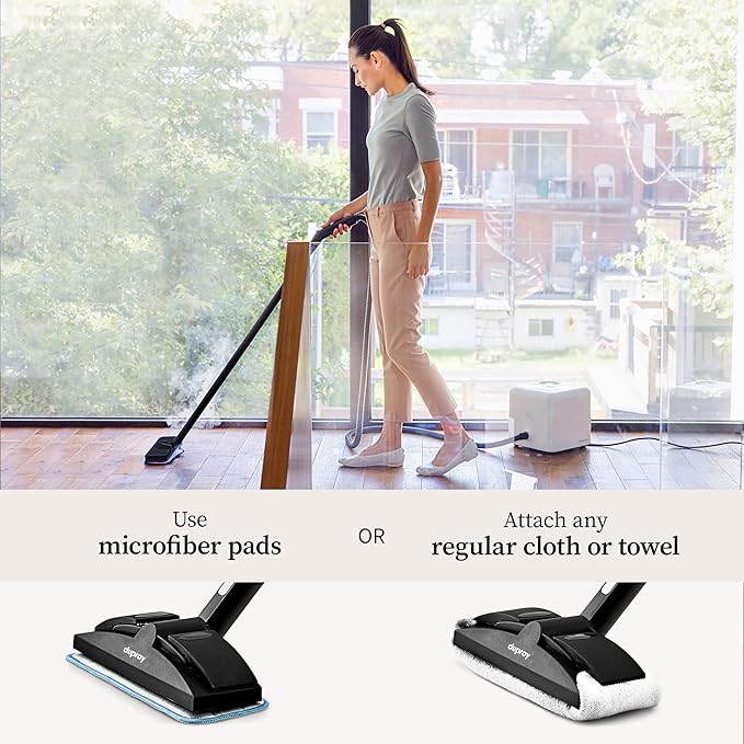 Dupray Neat Steam Cleaner with 18-Piece Kit – (Neat with the Awesome Bag) Powerful, chemical-free cleaning for floors, cars, tiles, grout, and more. *Kills 99.9% of Bacteria & Viruses