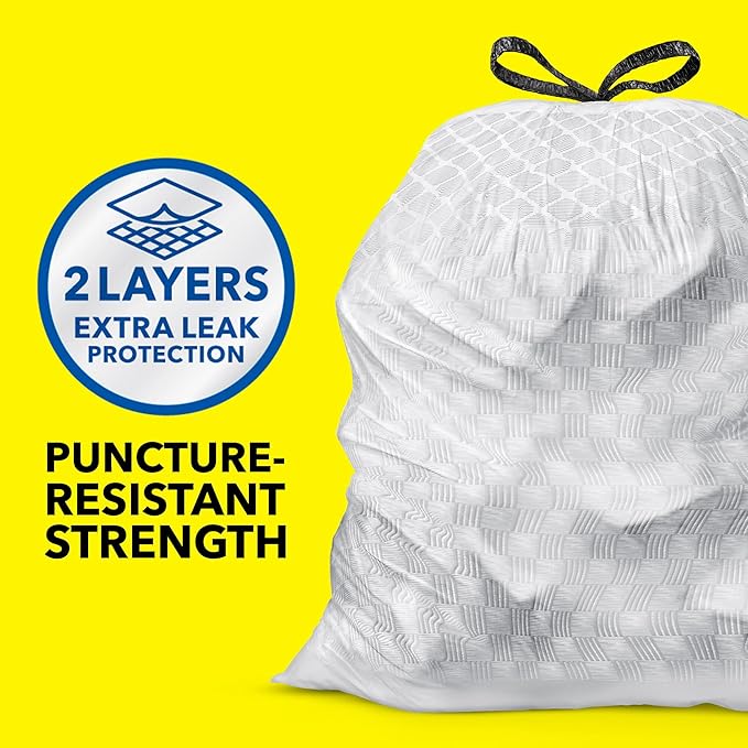 Glad ForceFlex Tall Kitchen Trash Bags, 13 Gallon, Gain Original, 110 Count (Package May Vary)
