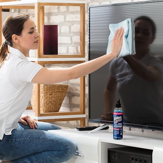 Endust for Electronics; Anti-Static, Screen & Multi-Surface Cleaner Pump Spray; Alcohol Free, Ammonia Free; 8 Fl oz (097000)