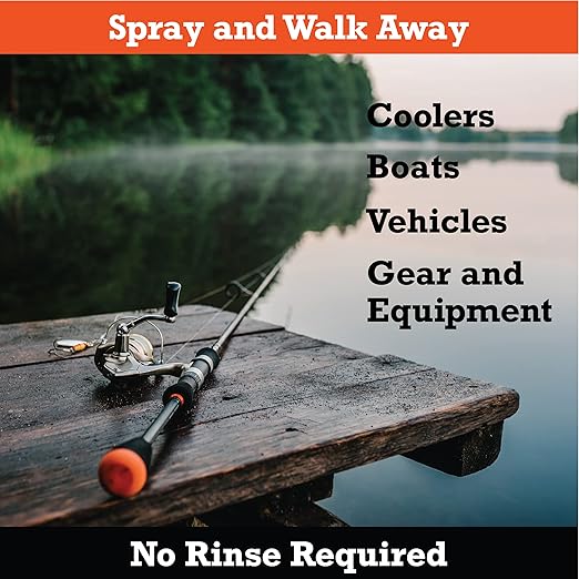 SNiPER II Disinfectant Cleanser and Odor Eliminator, Cleaner for Outdoor Disinfecting Purposes, Use for Hunting, Fishing, and Camping, Made in the USA, 16 Ounce Spray Bottle