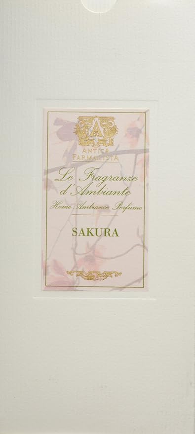 Antica Farmacista Home Ambiance Diffuser - Long-Lasting Reed Scent Diffuser - Luxury Room Freshener Gift - Sakura, 16.9 fl oz