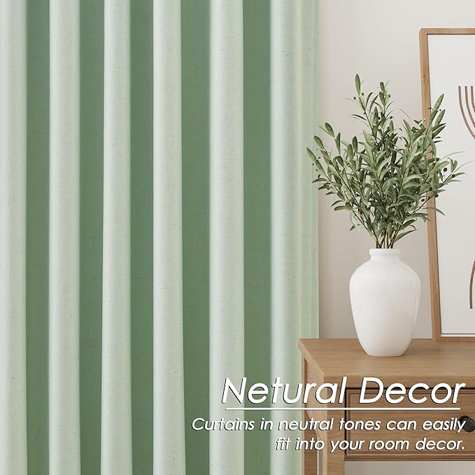 Full Black Out Aqua Green Window Curtains 84 Inches Long Back Tab Rod Pocket Thermal Insulated Noise Reducing Full Light Black Out 2 Panels Set for Living Room Elegant Modern Curtains Drapes 52x84