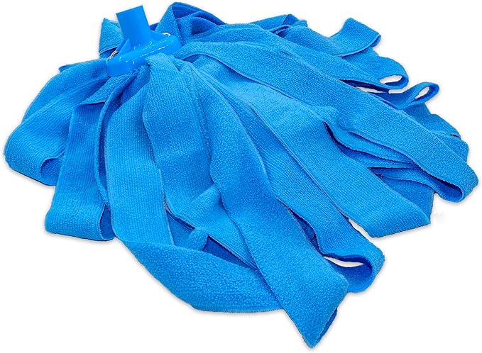Screw On Microfiber String Mop Head Refill, Compatible with All Standard US Threading Pole (Acme 3/4 inch Thread) – 1PC