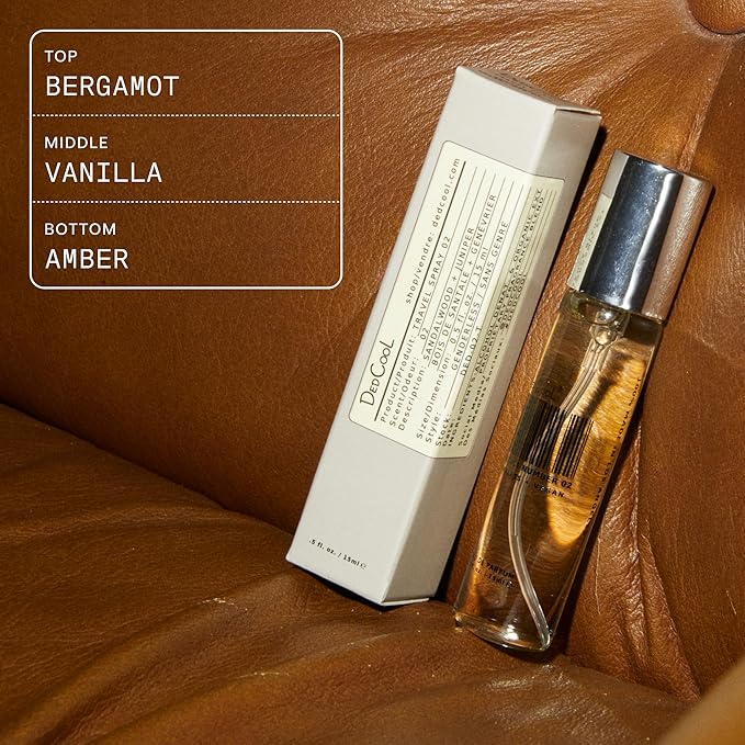 DedCool Eau de Parfum | 01 Taunt | Unisex Clean Luxury Perfume with Bergamot, Vanilla & Amber | Long Lasting Non-Toxic Vegan Fragrance with Essential Oils | Travel Spray | 15 mL