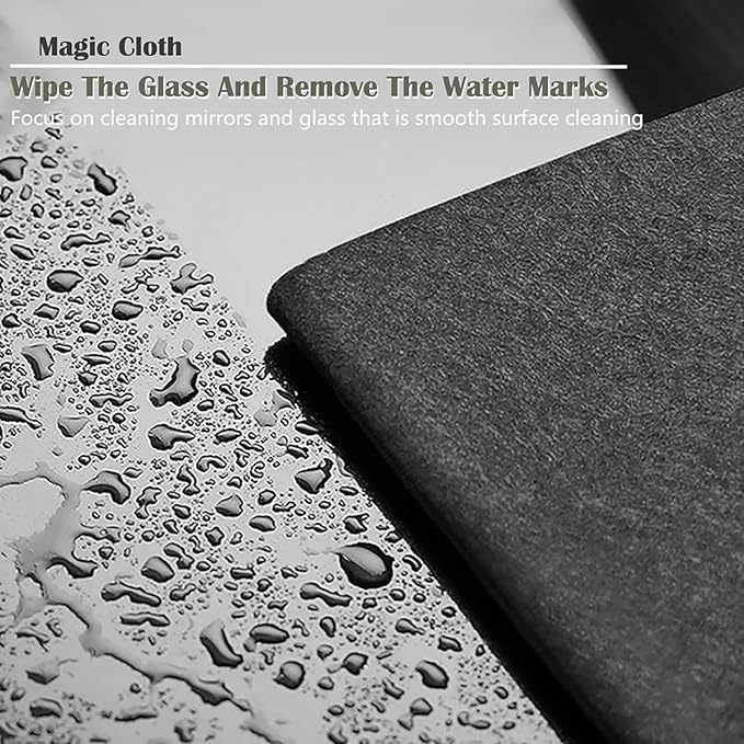 5 PCS 11×11 Inches New Real Magic Cloth Thickened Magic Cleaning Cloth Microfiber Magic Cleaning Cloth for Mirror, Glass, Window,Cars