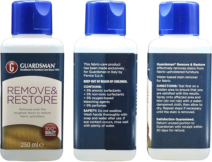 Guardsman Fabric Care Collection For Upholstered Furniture, Includes Cleaner, Deodorizer, and Stain Remover