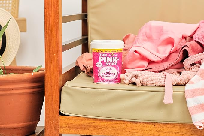 Stardrops The Pink Stuff Miracle Laundry Oxi Powder Stain Remover – Color-Safe Formula, Tough on Stains, Gentle on Fabrics (2-Pack)