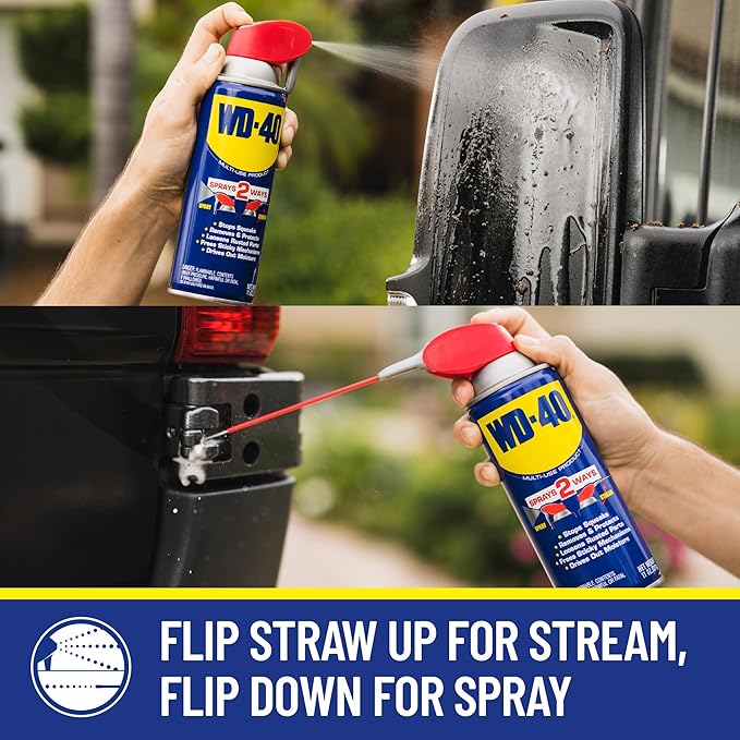 WD-40 Original Formula, Multi-Use Product with Smart Straw Sprays 2 Ways,12 OZ [6-Pack] & Multi-Use Product, One Gallon