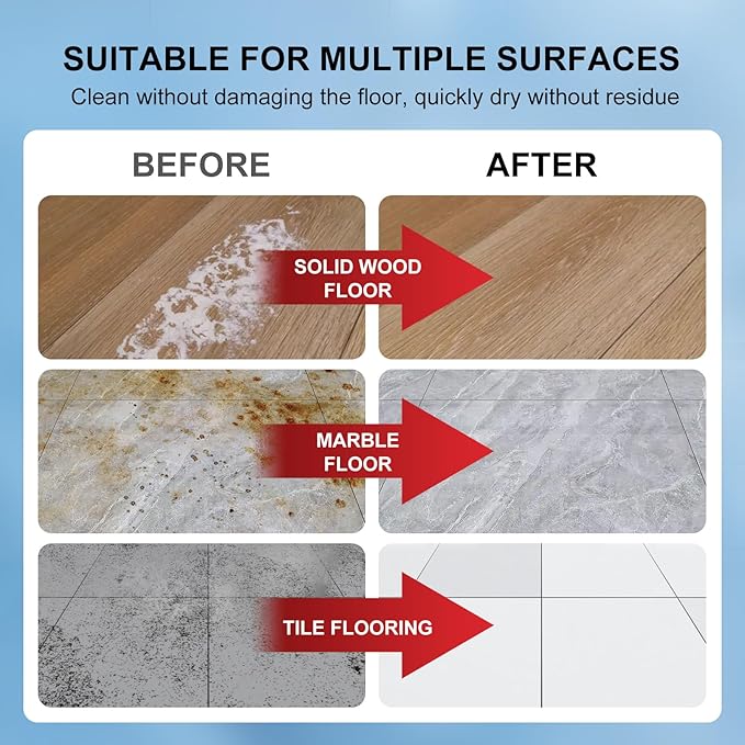 Floor Cleaning Solution Compatible With Tineco Cleaning Solution, Deep Clean For Floors, Child And Pet Friendly, Dissolve Grease And Stubborn Dirt, Suitable with Tineco All Vacuum Mops