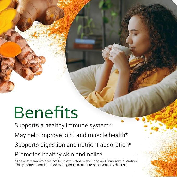 FEEL GOOD Organic Superfoods Pure Curcumin Powder, Organic, Non-GMO, Vegan from Bulk Ground Turmeric Root from India, Curcuma Longa Joint Supplement, 5 oz