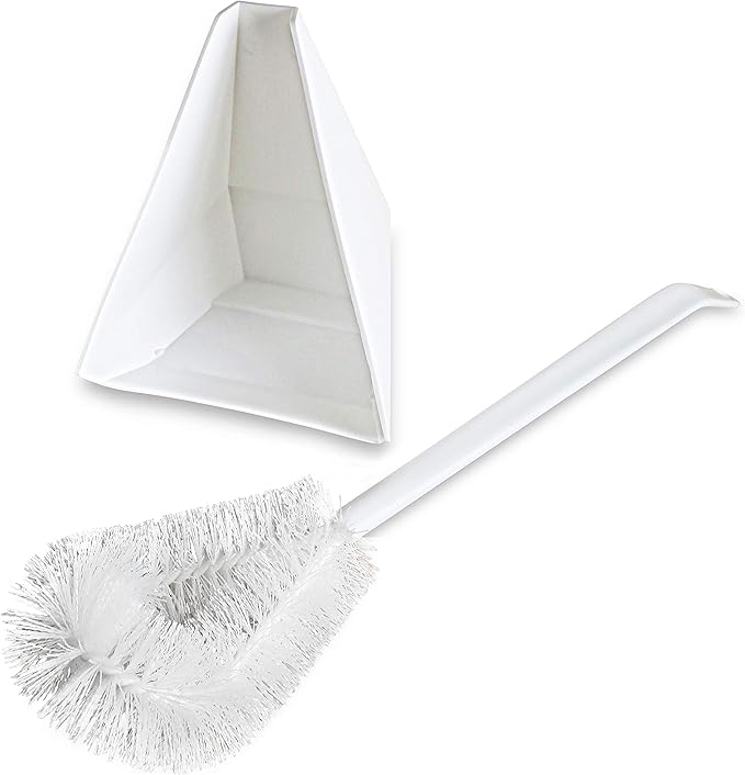 Fuller Brush Bent Tip Bowl Brush Bundle with Toilet Bowl Brush Holder