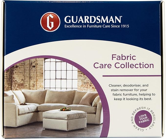 Guardsman Fabric Care Collection For Upholstered Furniture, Includes Cleaner, Deodorizer, and Stain Remover