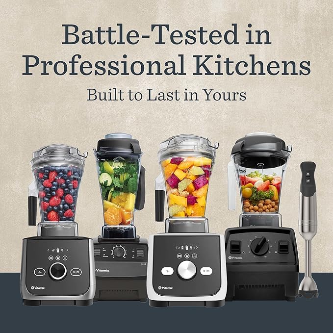 Vitamix 5200 Blender, Professional-Grade Blender for Smoothies, Soups, Ice Cream and More, Stainless-Steel Blades, Self-Cleaning Kitchen Appliance, 64 Oz Container, Red