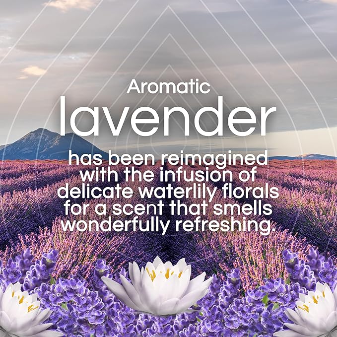 Air Wick Plug in Scented Oil Refill, 5ct, Lavender & Waterlily, Air Freshener, Essential Oils