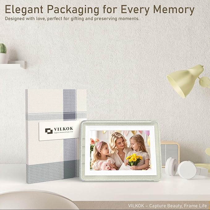 1-Pack 5x7 Picture Frame or 4x6 with Mat – Shatterproof Plastic Picture Frames for Family, Nursery & Playroom, Wall & Tabletop Frame for Home or Office, Safe Lightweight Design, Crystal Lightgray