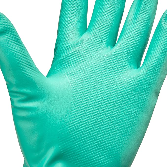 TUSKO PRODUCTS Best Nitrile Rubber Cleaning, Household, Dishwashing, Latex Free, Vinyl Free, Extra Large (12 Pairs)