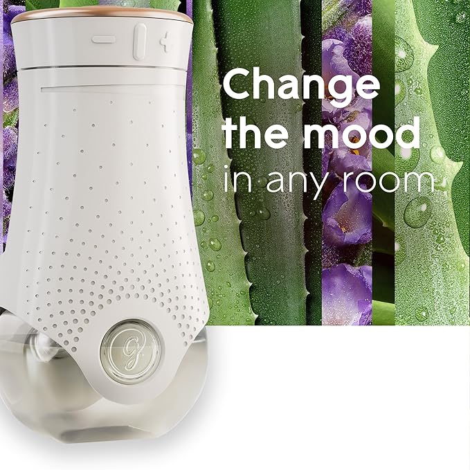 Glade PlugIns Refills Air Freshener, Scented and Essential Oils for Home and Bathroom, Tranquil Lavender & Aloe, 3.35 Fl Oz, 5 Count