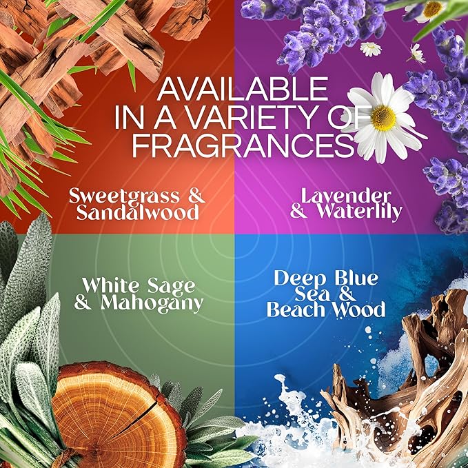 Air Wick Plug in Scented Oil Refill, 5ct, Lavender & Waterlily, Air Freshener, Essential Oils