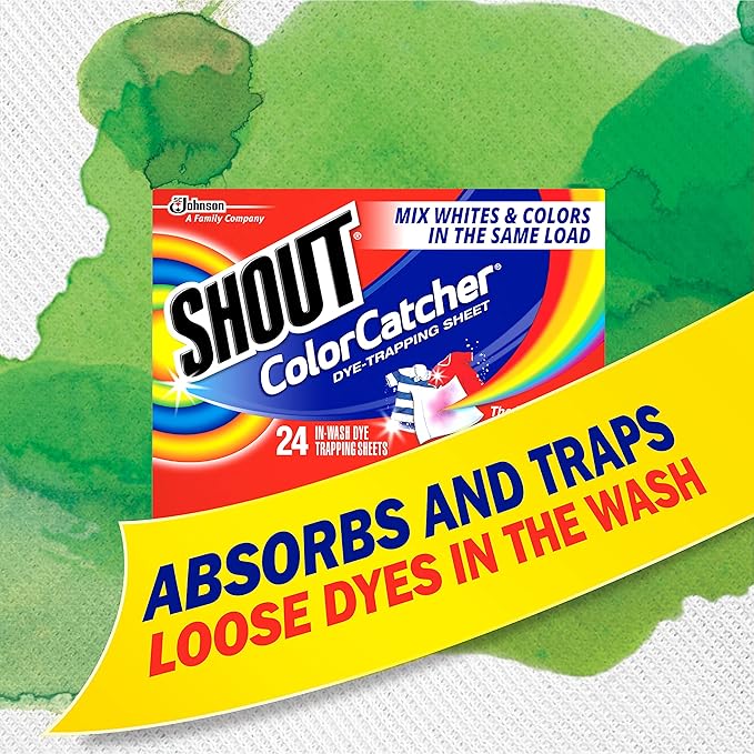 Shout Color Catchers for Laundry, Allow Mixed Washes, Prevents Color Runs and Maintains Original Clothing, 72 Count - Pack of 2 (144 Total Sheets)