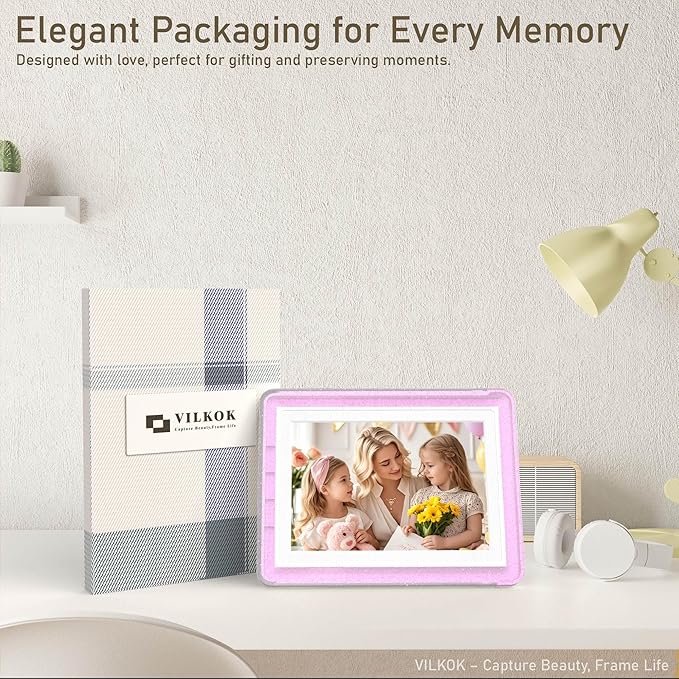 1-Pack 5x7 Picture Frame or 4x6 with Mat – Shatterproof Plastic Photo Frame for Family, Nursery & Playroom, Wall & Tabletop Picture Frames for Home Office, Safe Lightweight Design, in Crystal Pink