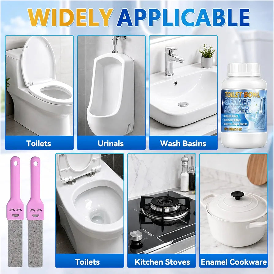 Bondtech Toilet Bowl Cleaner Tablets, 24 Pcs Heavy Duty Toilet Cleaner Tablets, Removes Tough Stains, Prevents Clogging, Protects Glaze for Cleaning Toilet, Bathroom Tank(8.8 Ounce (Pack of 1))